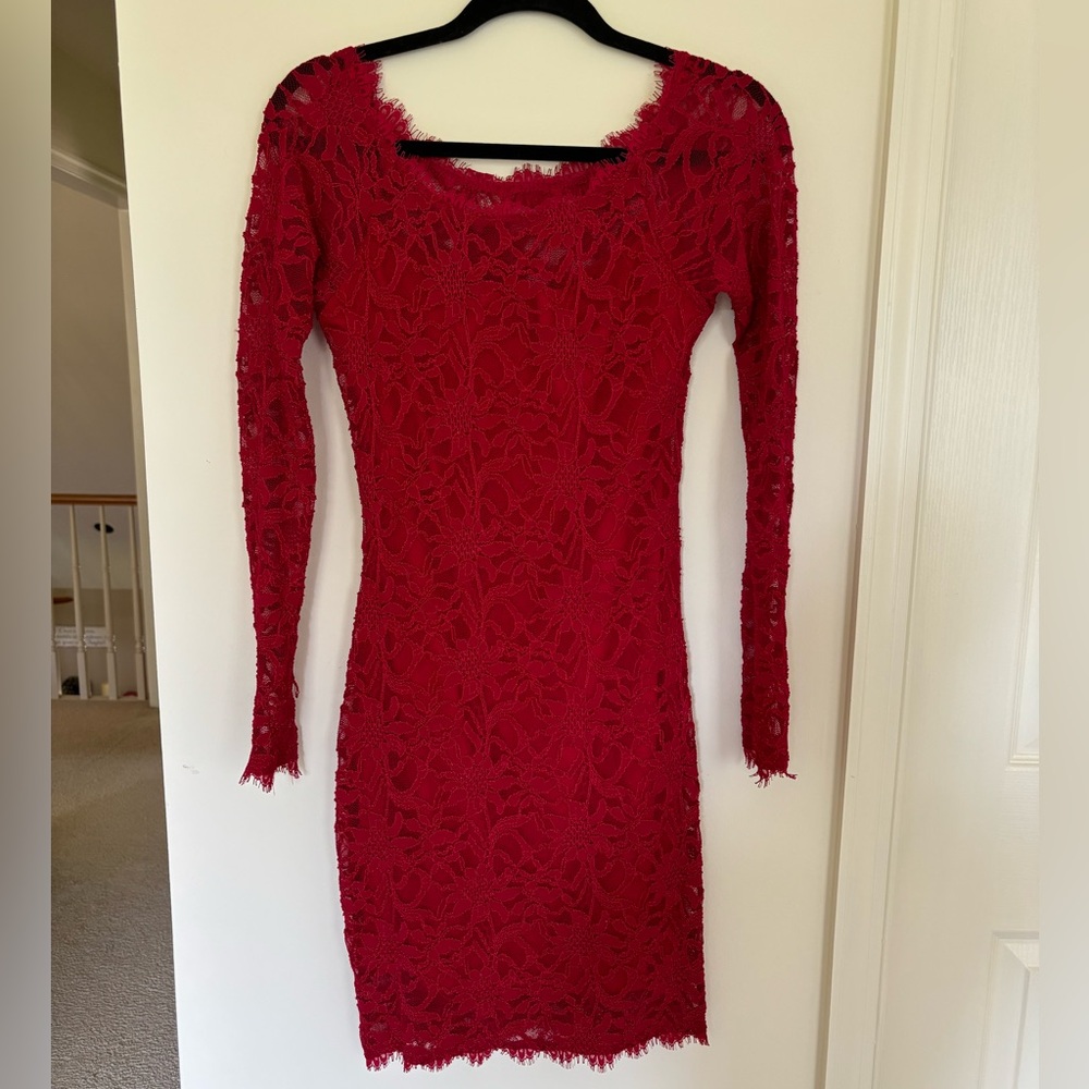 Red Lace Dress